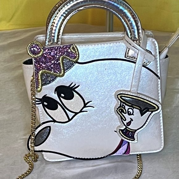 Danielle Nicole Disney Beauty and the Beast Mrs. Potts & Chip Handbag - Picture 1 of 10